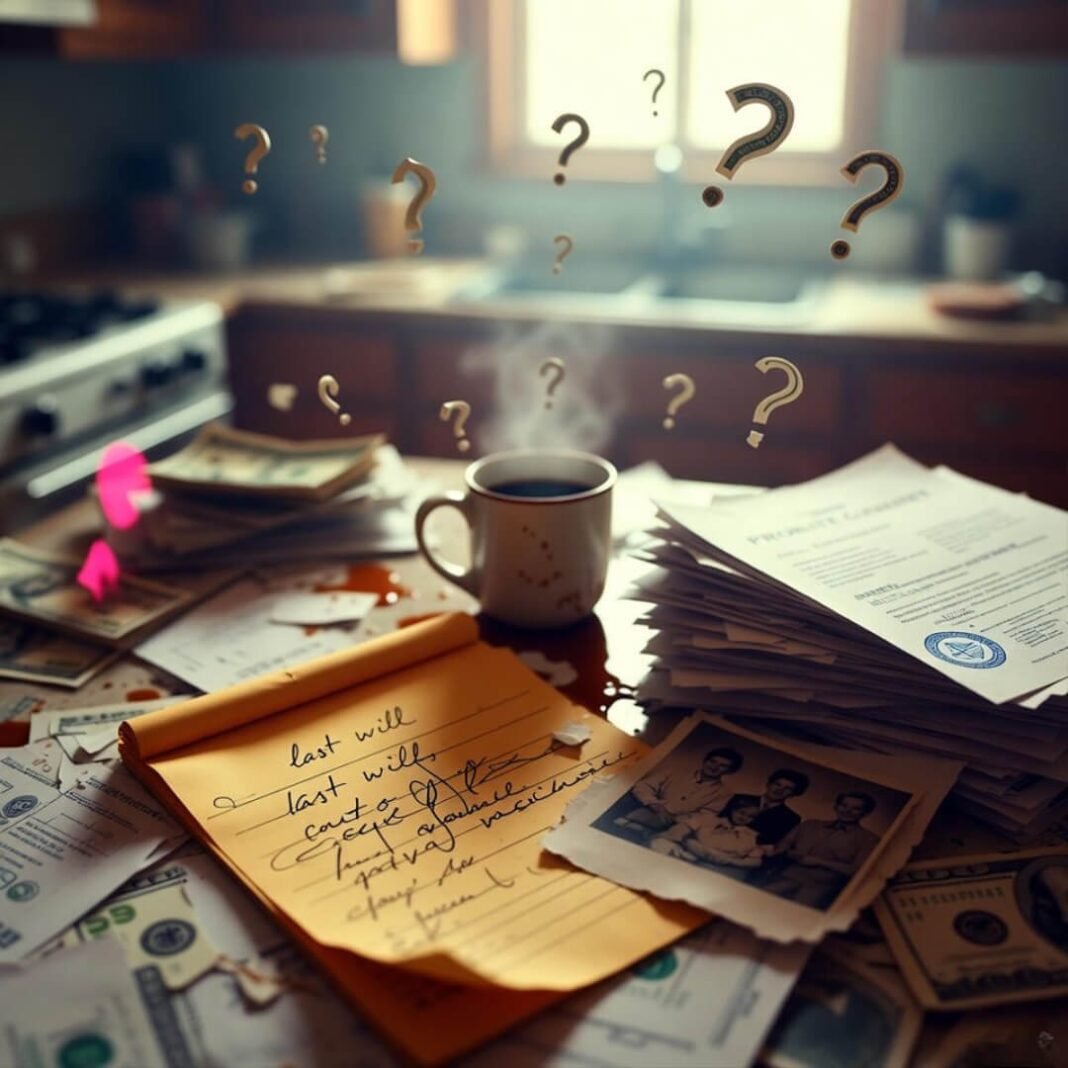 Messy will desk chaos.